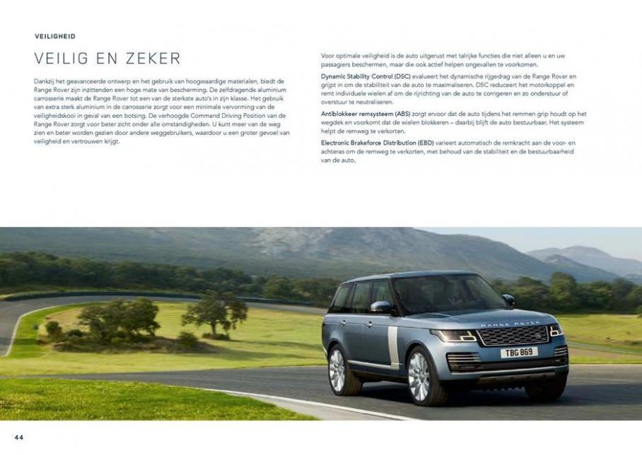  Range Rover Brochure . Page 44