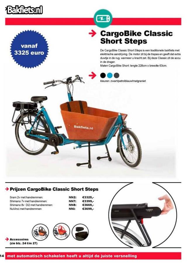 Brochure 2019 . Page 14. Bakfiets