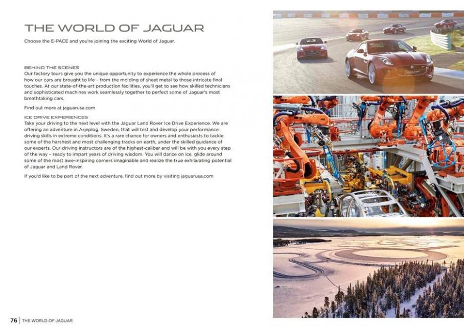  Jaguar E-Pace 2019 . Page 76