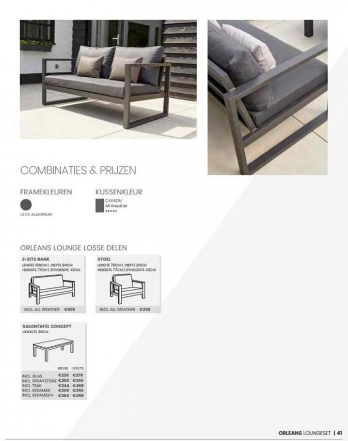  Aluminium Loungesets  - Collectie 2019 . Page 41