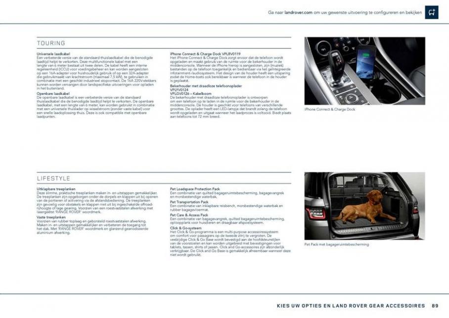  Range Rover Sport Brochure . Page 89