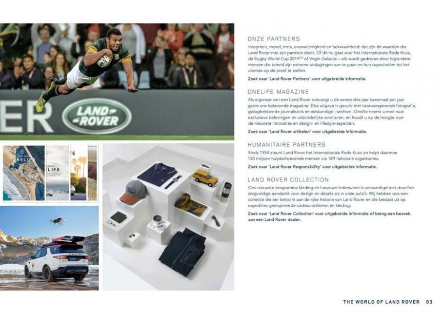  Range Rover Sport Brochure . Page 93