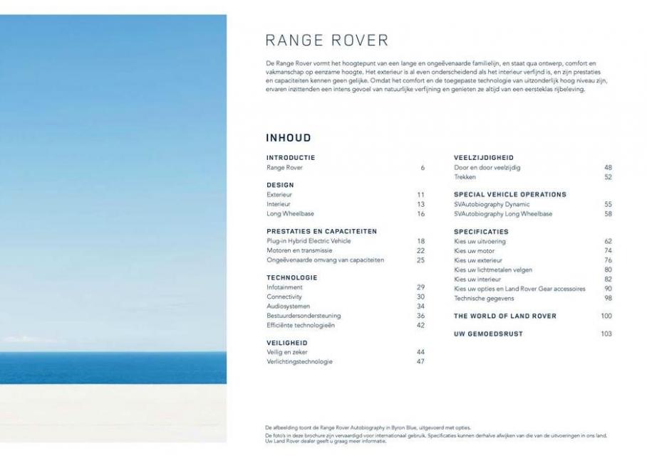  Range Rover Brochure . Page 5