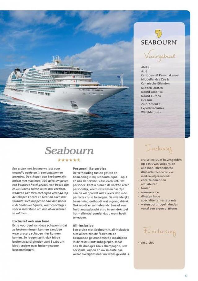 Cruise Travel Deluxe gids 2018/2019 . Page 57