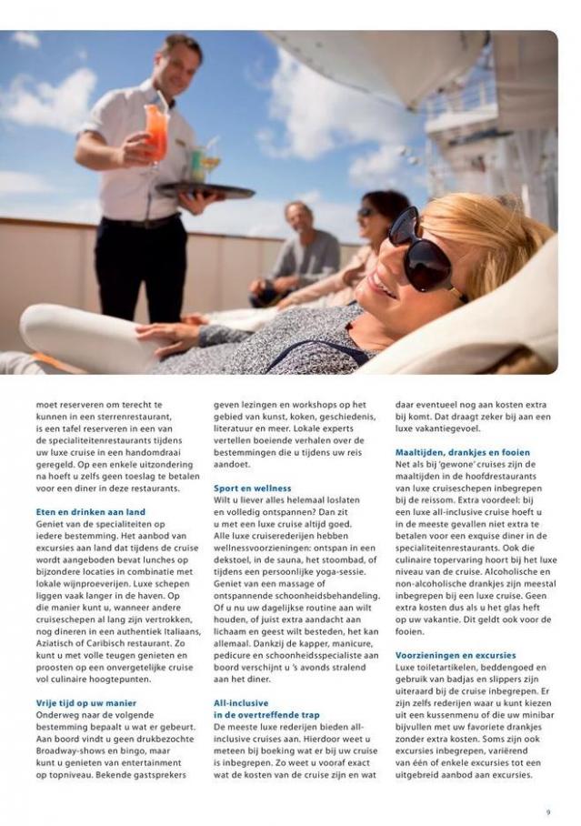 Cruise Travel Deluxe gids 2018/2019 . Page 9