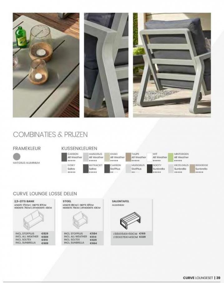  Aluminium Loungesets  - Collectie 2019 . Page 39