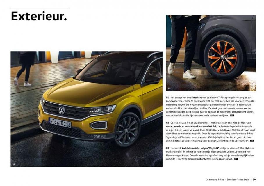  Brochure Volkswagen T-Roc . Page 19
