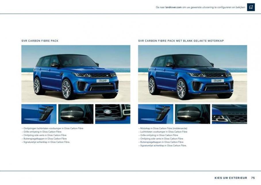  Range Rover Sport Brochure . Page 75