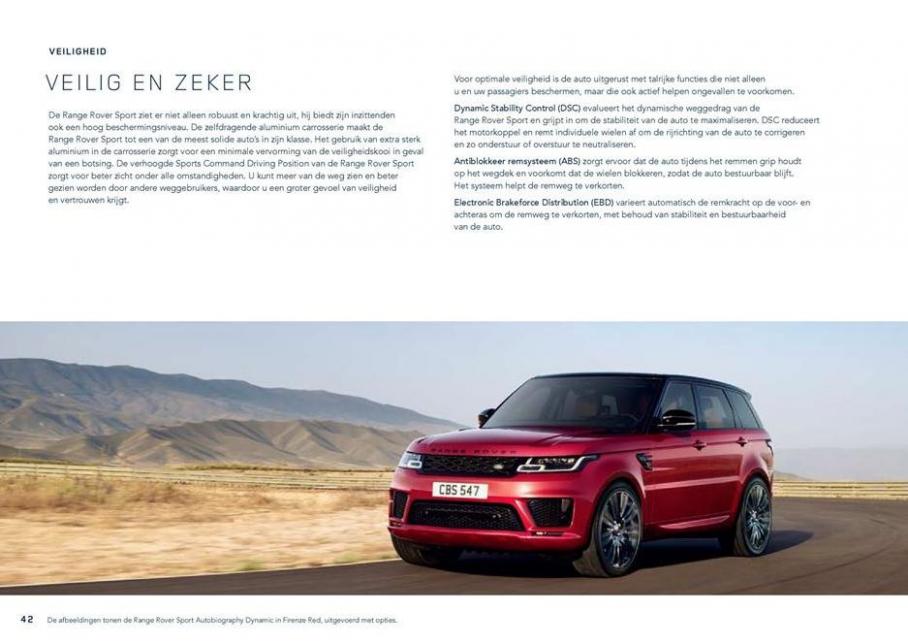  Range Rover Sport Brochure . Page 42