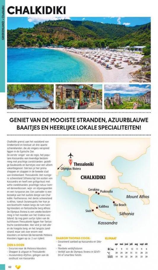  Thomas Cook Nederland Griekenland, Italie, Cyprus, Kroatie en Bulgarije zomer 2019 . Page 62