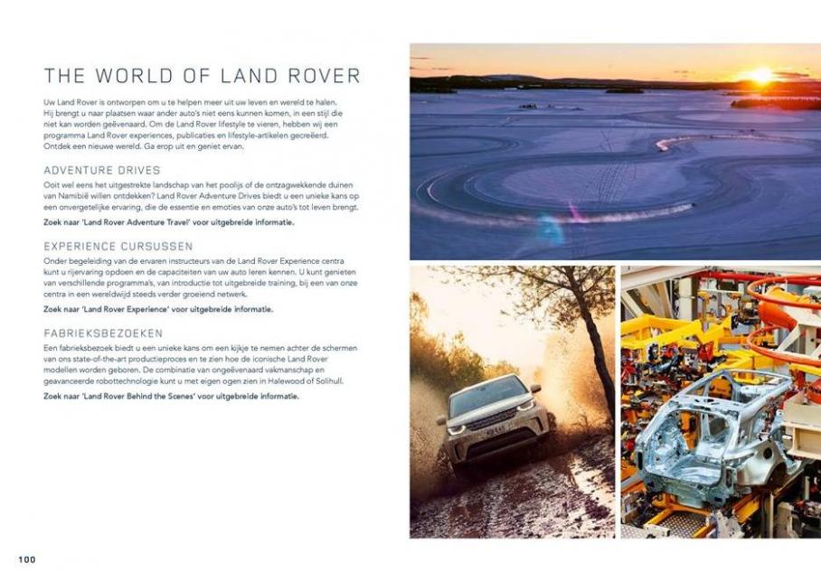  Range Rover Brochure . Page 100
