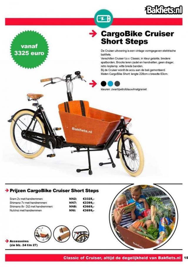 Brochure 2019 . Page 15. Bakfiets