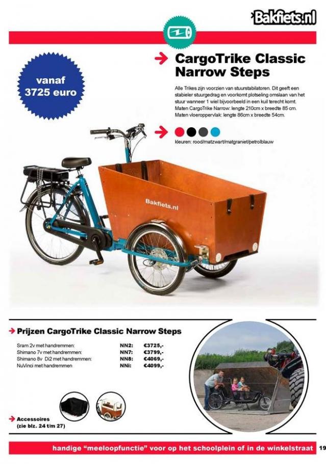 Brochure 2019 . Page 19. Bakfiets