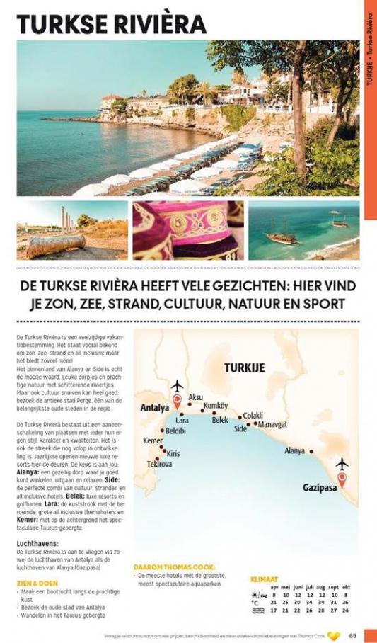  Thomas Cook Nederland Turkije, Egypte, Tunesie en Marokko zomer 2019 . Page 69