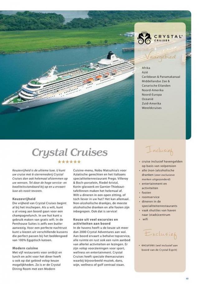 Cruise Travel Deluxe gids 2018/2019 . Page 49