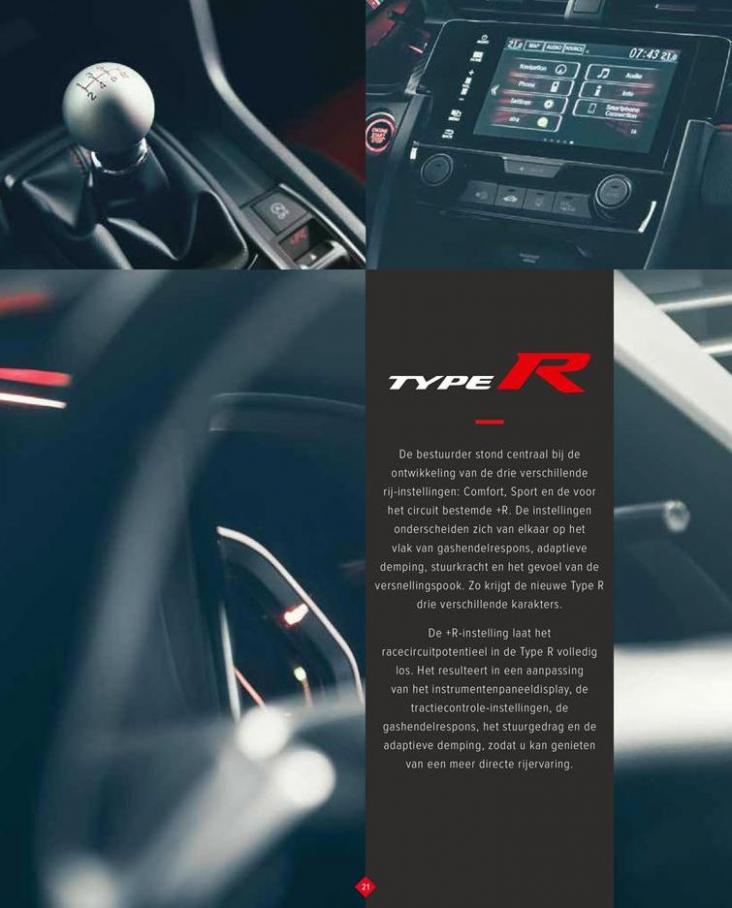  Type R Brochure . Page 21