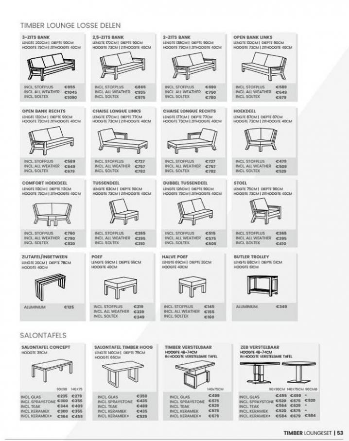  Aluminium Loungesets  - Collectie 2019 . Page 53