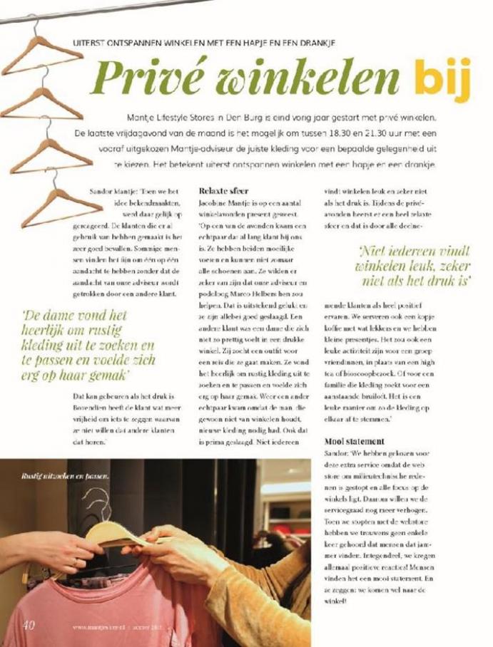  Mantje Magazine Zomer 2019 . Page 42
