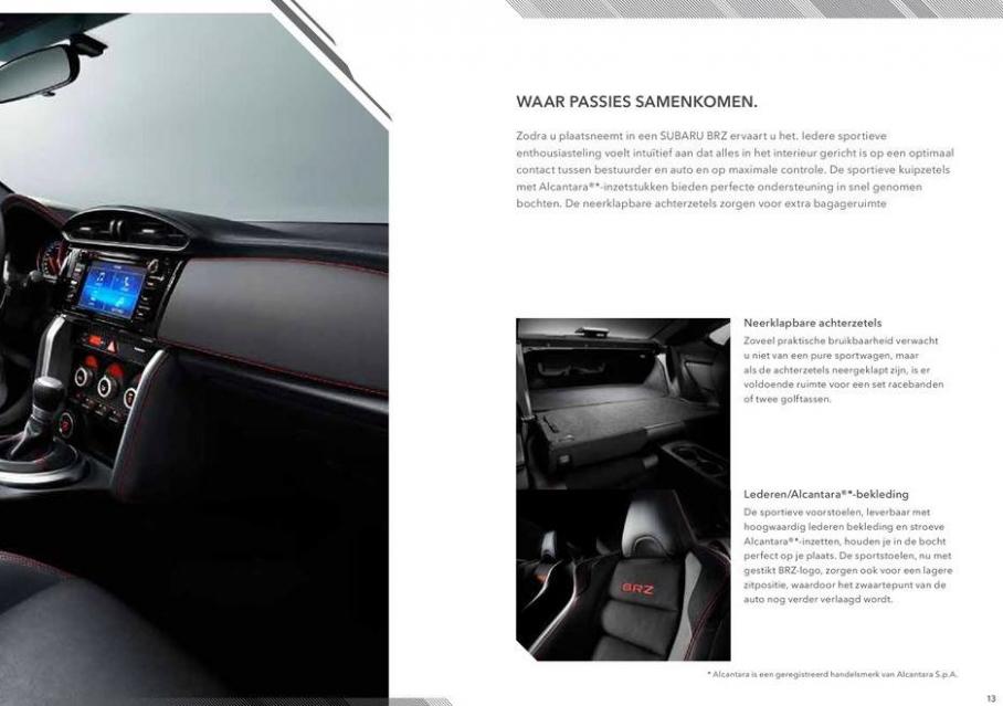  Subaru BRZ Brochure . Page 13