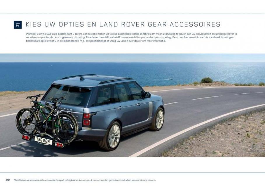 Range Rover Brochure . Page 90