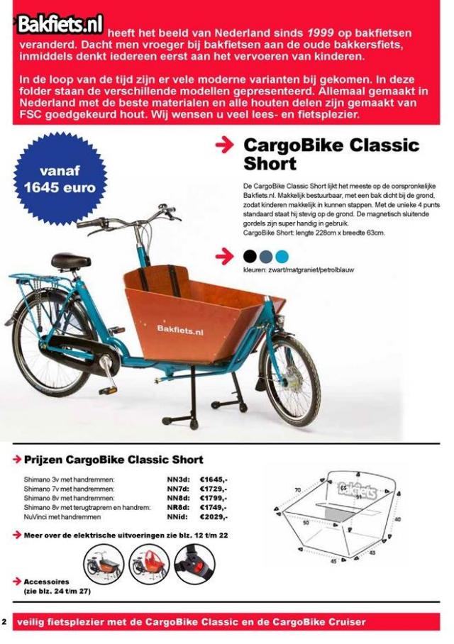 Brochure 2019 . Page 2. Bakfiets