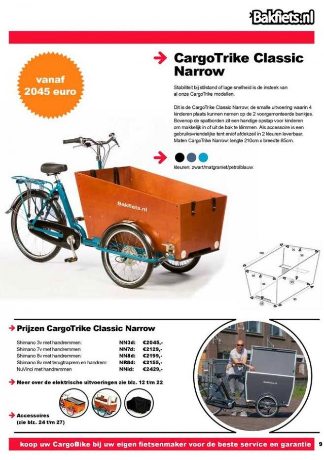 Brochure 2019 . Page 9. Bakfiets