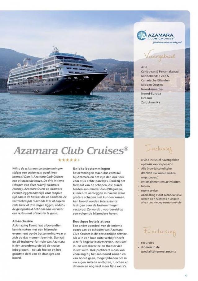 Cruise Travel Deluxe gids 2018/2019 . Page 47