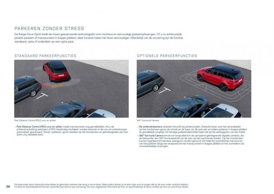  Range Rover Sport Brochure . Page 36