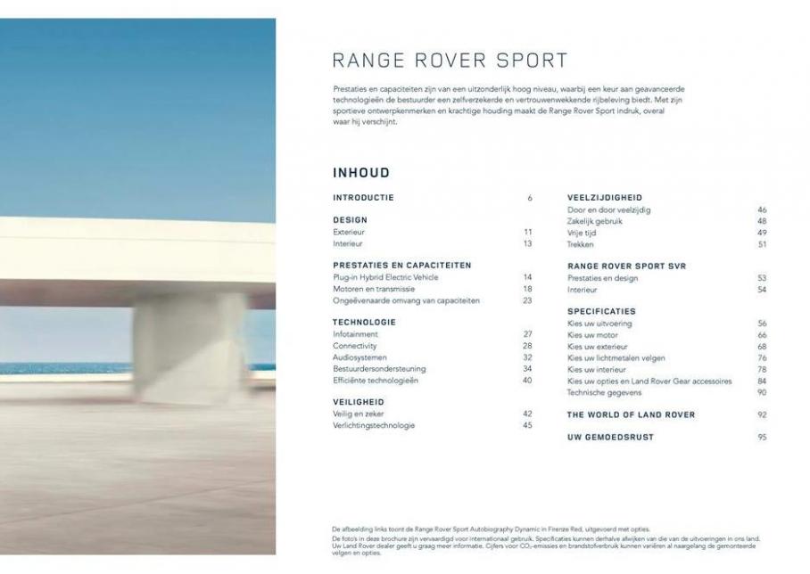  Range Rover Sport Brochure . Page 5