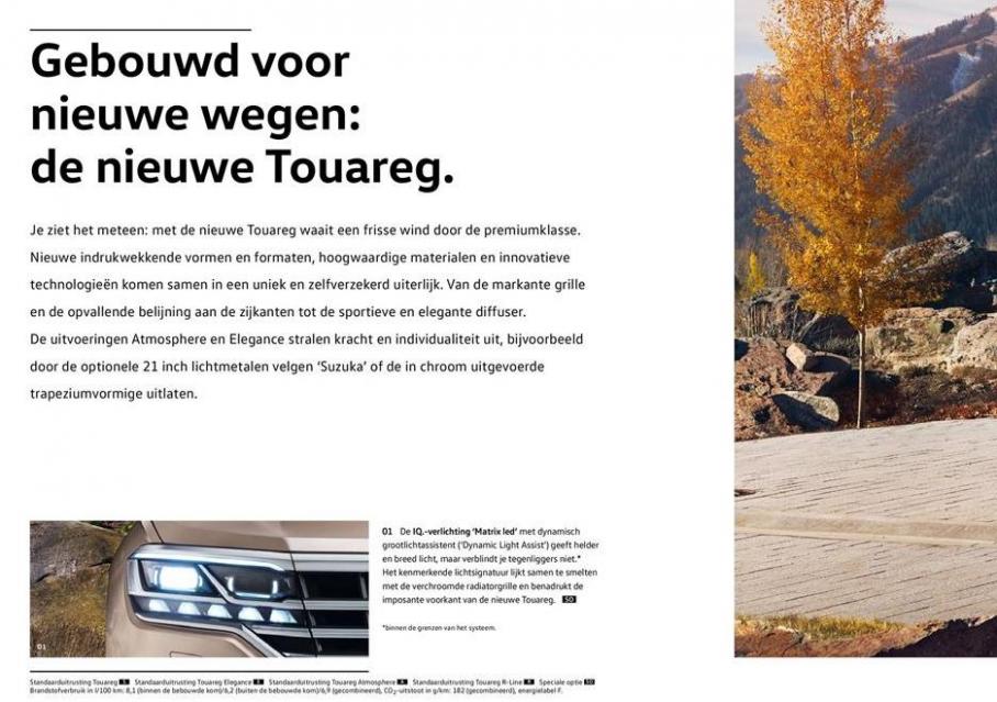  Brochure van de nieuwe Volkswagen Touareg . Page 2