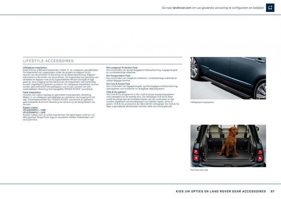  Range Rover Brochure . Page 97