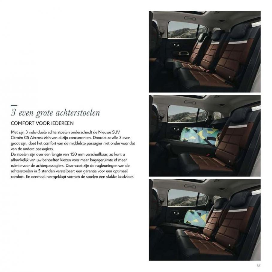  Nieuwe SUV C5 Aircross Brochure . Page 37