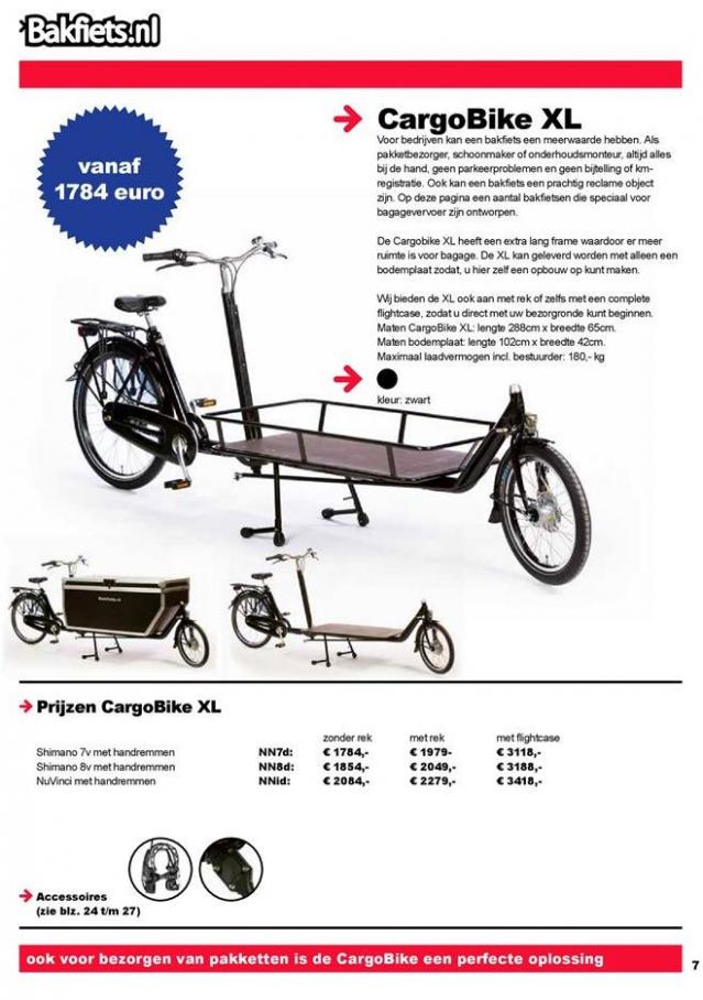 Brochure 2019 . Page 7. Bakfiets