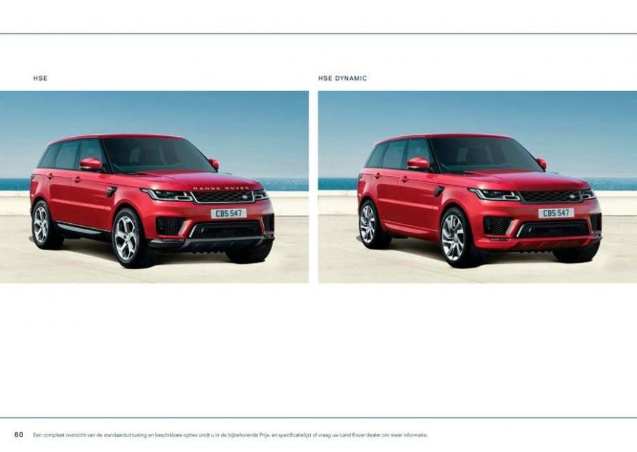  Range Rover Sport Brochure . Page 60