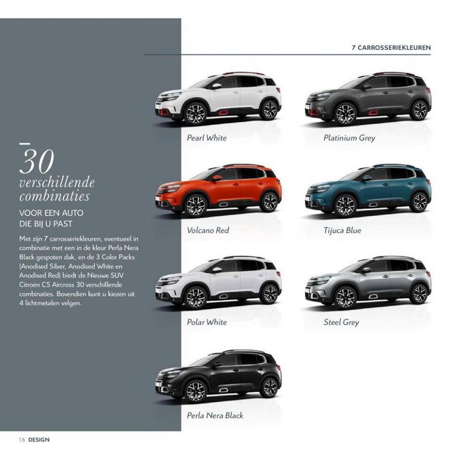  Nieuwe SUV C5 Aircross Brochure . Page 16