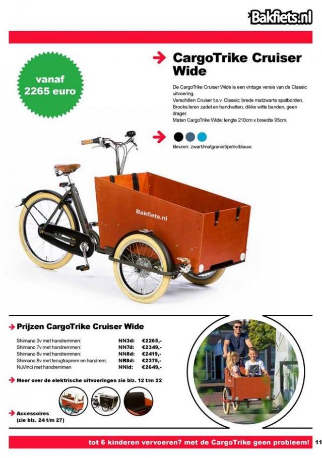 Brochure 2019 . Page 11. Bakfiets