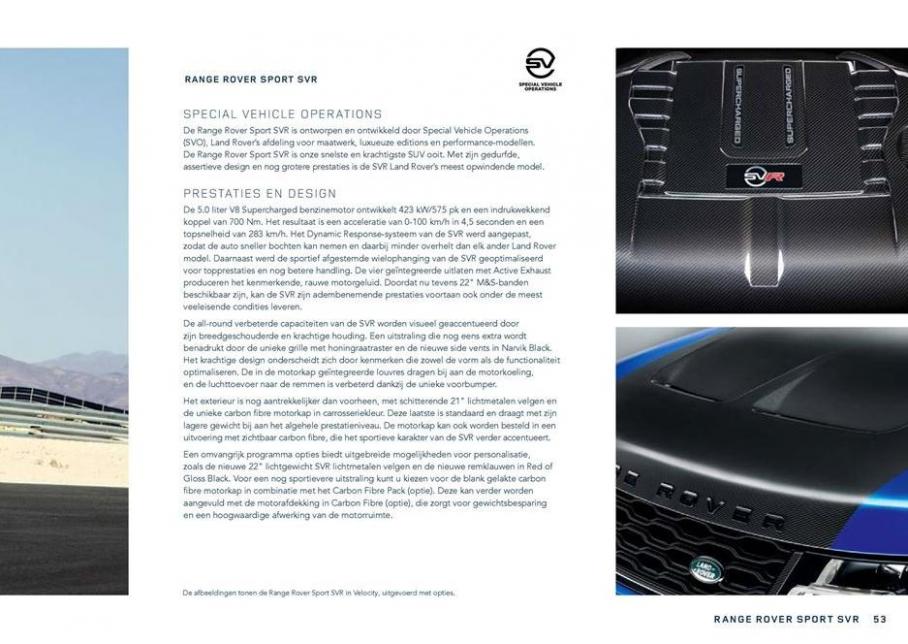  Range Rover Sport Brochure . Page 53