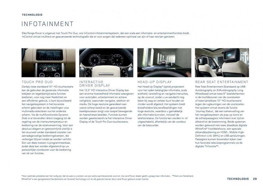  Range Rover Brochure . Page 29