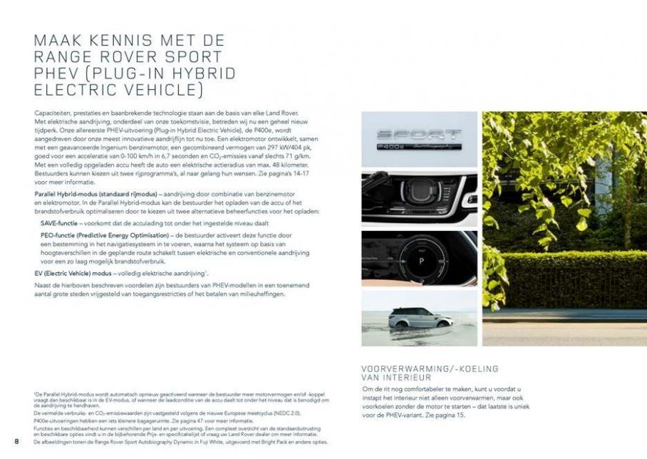  Range Rover Sport Brochure . Page 8