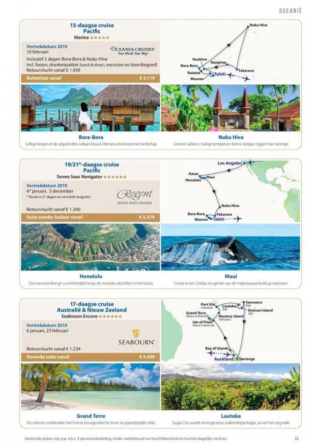 Cruise Travel Deluxe gids 2018/2019 . Page 33