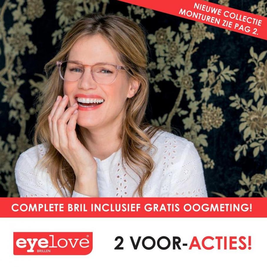 Folder Aanbiedingen  . Eyelove brillen. Week 40 (2019-10-13-2019-10-13)