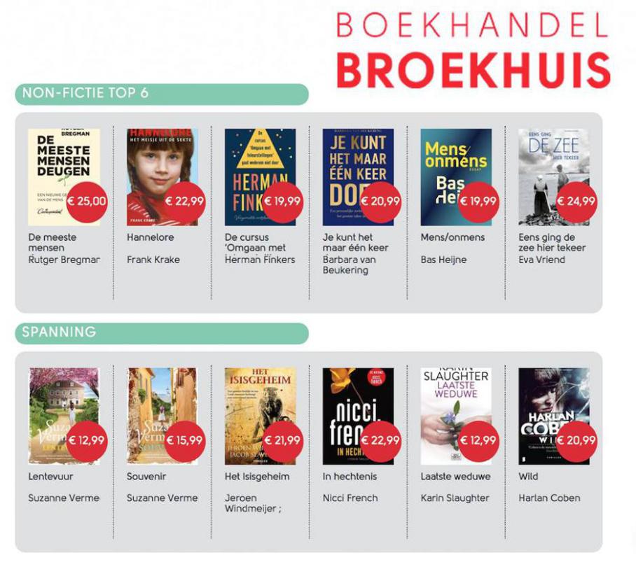 TOP 6 . Boekhandel Broekhuis. Week 20 (2020-05-31-2020-05-31)