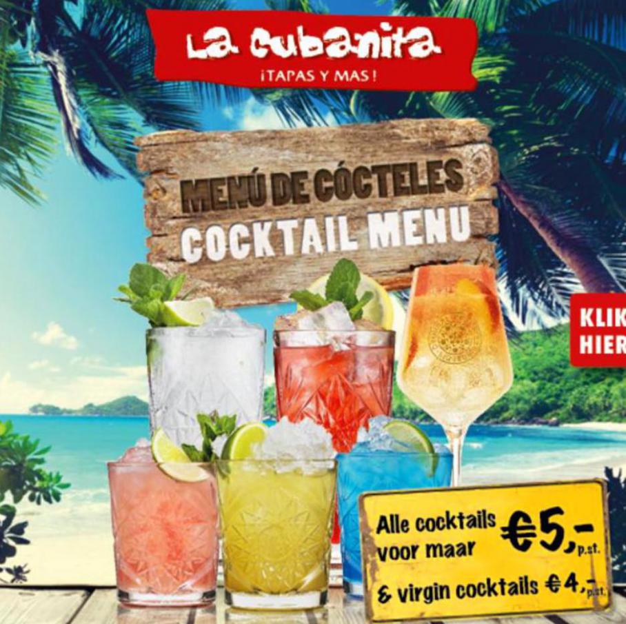 Cocktail Menu . La Cubanita. Week 3 (2021-06-30-2021-06-30)