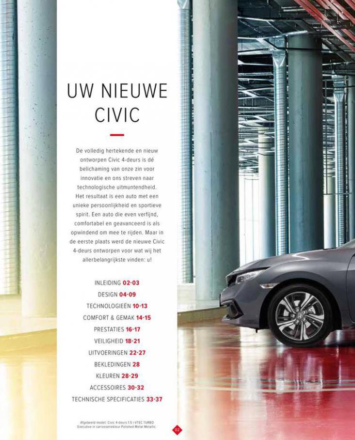  Civic 4-Deurs Brochure . Page 2
