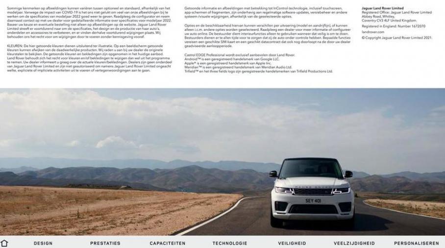  Range Rover Sport Brochure . Page 74