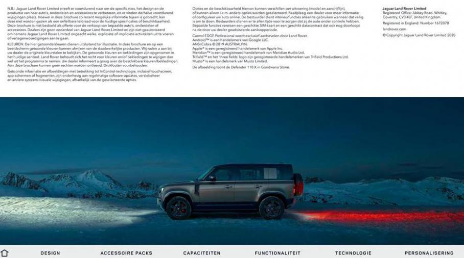  Land Rover Defender Brochure . Page 95