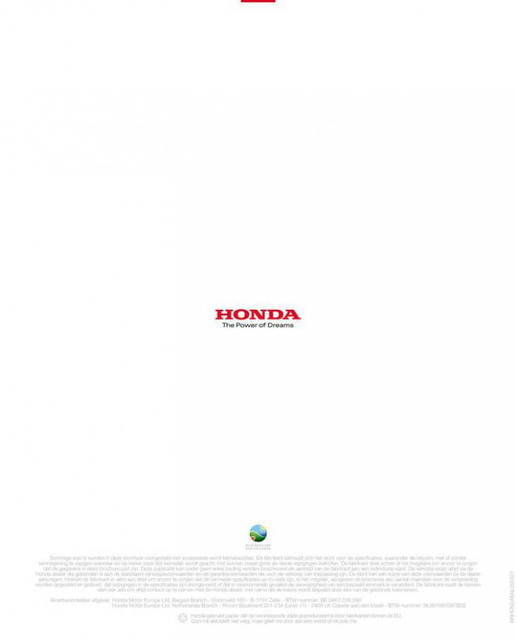  Honda e Brochure . Page 52