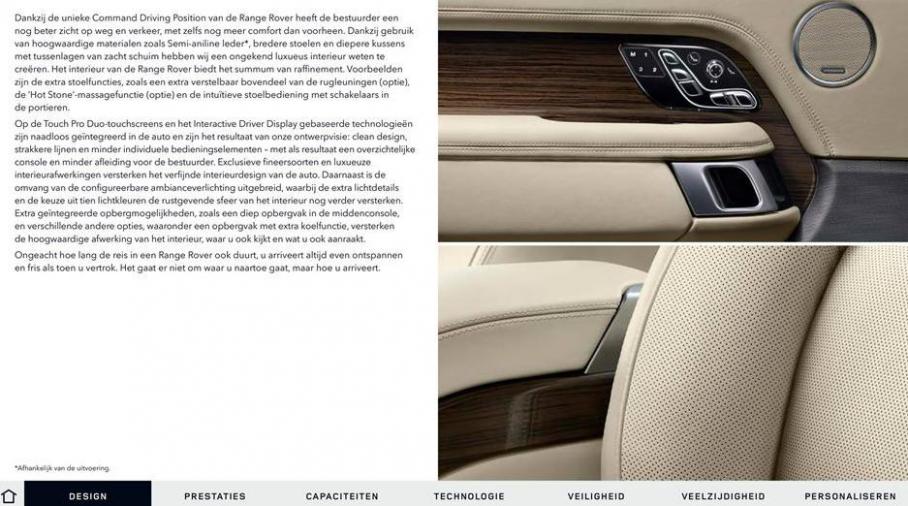  Range Rover Brochure . Page 9