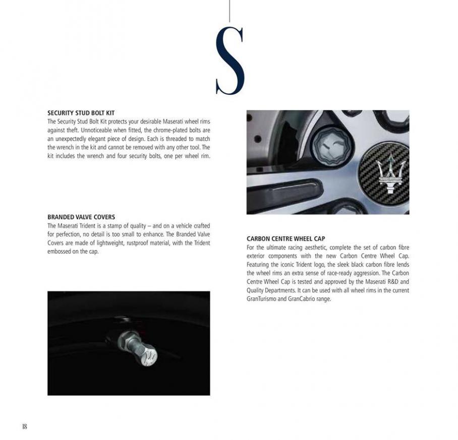  Gran Turismo | Gran Cabrio Genuine Accessories Brochure . Page 18