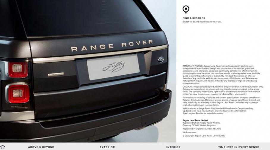  Range Rover Fifty Brochure . Page 15